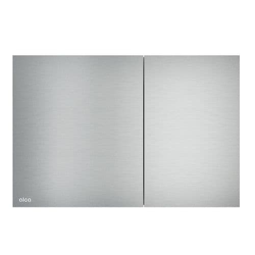 Alca Plast Air Flat Flush Plate Inox-Semi Matt AIR-INOX