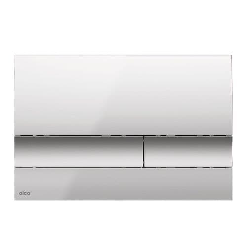 Alca Plast Basic 17 Flush Plate Inline Matt Chrome M1722
