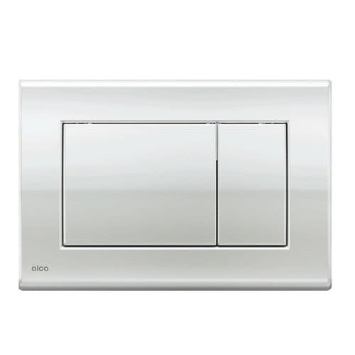 Alca Plast Basic 2 Flush Plate Polished Chrome M271