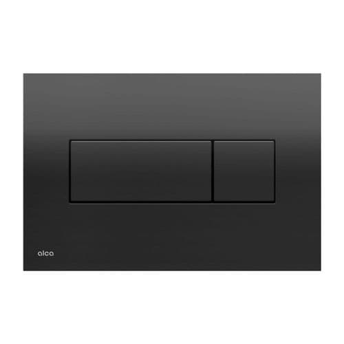 Alca Plast Basic 3 Flush Plate Gloss Black M378