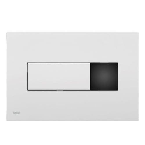 Alca Plast Basic 3 Sensor Flush Plate White M370SB
