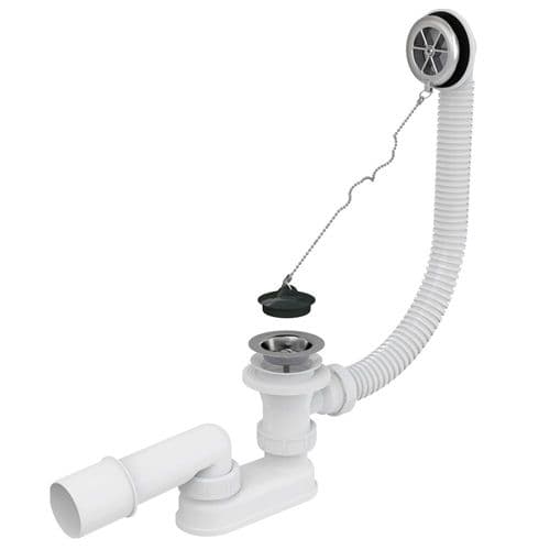 Alca Plast Basic Bath Trap Polished Chrome A501