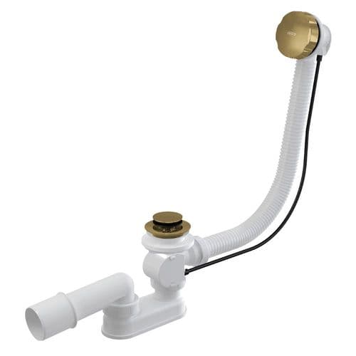 Alca Plast Bath Pop-Up Waste & Trap Gold-Brushed Matt A55K-G-B