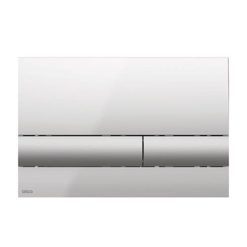 Alca Plast Flush Plate Inline Polished & Matt Chrome M1713