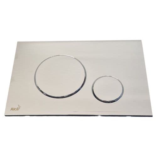 Alca Plast Flush Plate Polished Chrome M671