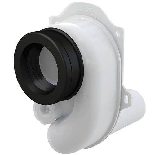Alca Plast Horizontal Urinal Trap DN40 With Ø50mm Rubber Reducing Insert Plastic A45B