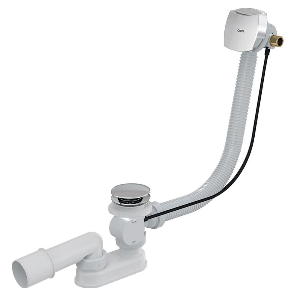 Alca Plast Metal Bath Pop-Up Waste & Trap With Overflow Filling ...