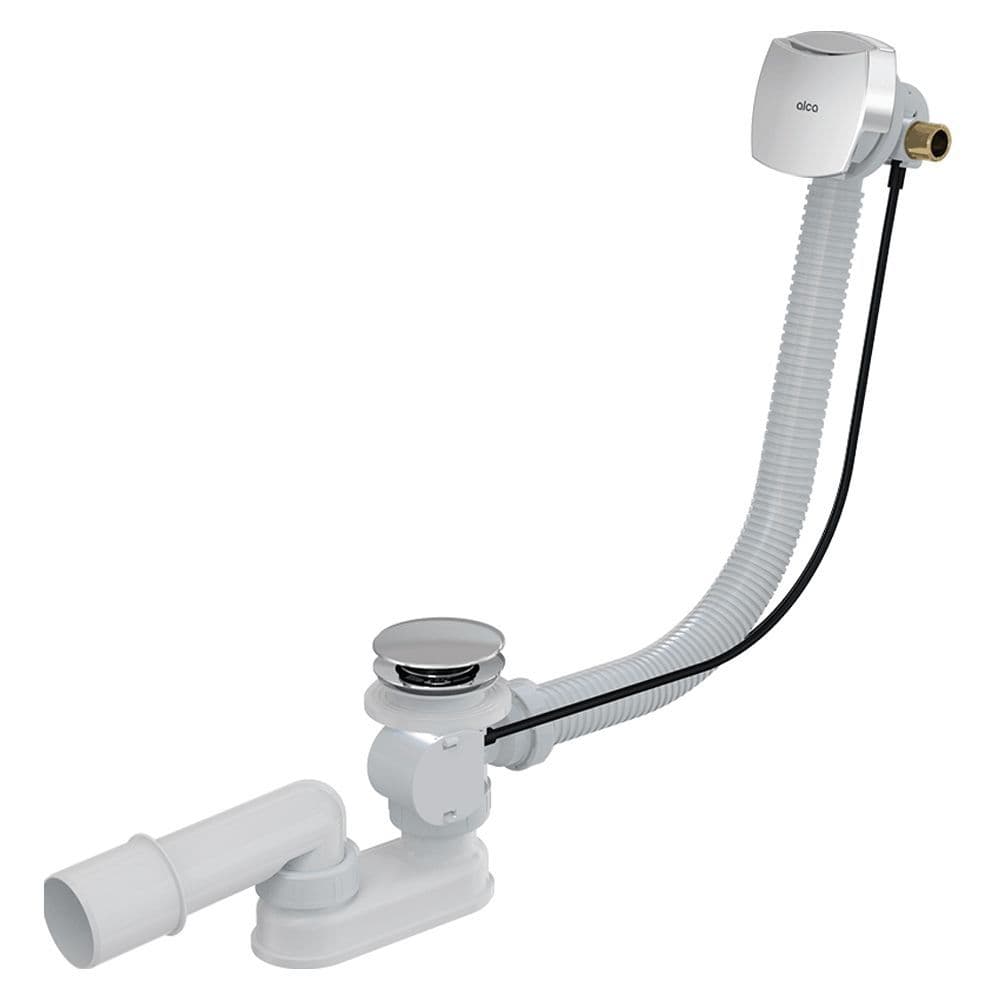 Alca Plast Metal Bath Pop-Up Waste & Trap With Overflow Filling ...