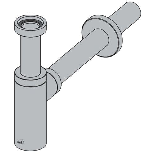 Alca Plast Round Chrome Bottle Trap A400