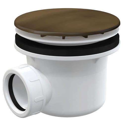 Alca Plast Shower Waste & Trap 90mm DN40 Bronze-Antic A49ANTIC