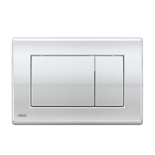 Alca Plast Square Dual Flush  ABS Chrome Flush Plate M271