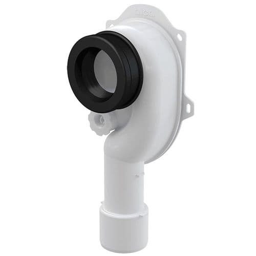 Alca Plast Vertical Urinal Trap DN40/50 With Ø50mm Rubber Reducing Insert Plastic A45C