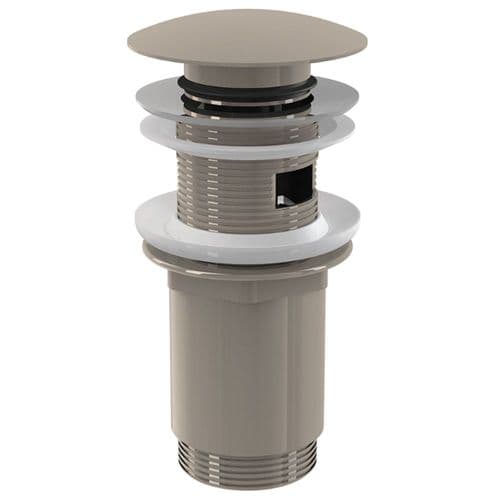 Alca Plast Wash-Basin Waste Click/Clack G 5/4" With Overflow Large Plug Polished Nickel A392-N-P