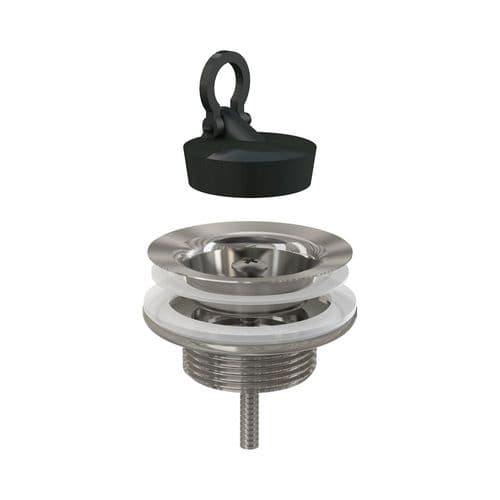 Alca Plast Wash-Basin Waste G 5/4" Metal & Rubber Plug A439