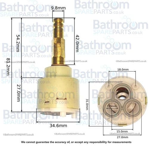 Alpi Replacement Diverter Cartridge CR024