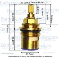 Alpi Replacement Shower Cartridge VT 015DX