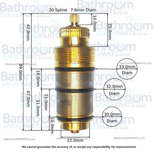 Alpi Thermostatic Cartridge CR-107C