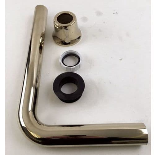 Antique Gold Low Level Flush Pipe Pack EB302