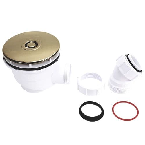 Aqata Gold Plated Flange/Waste Assembly GOLD WASTE