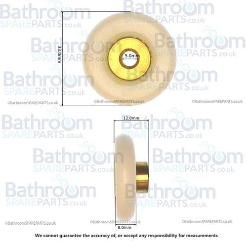 Aqata Spectra SP Sliding Door Wheel Top SP-SDW-TOP
