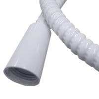 Aqualisa 1.00m PVC Reinforced Shower Hose White 178320