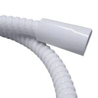 Aqualisa 1.00m PVC Reinforced Shower Hose White 178320