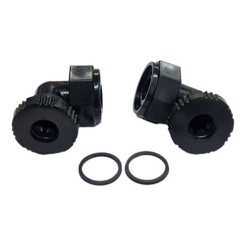 Aqualisa 15mm Inlet Elbow Assembly Pair 213023