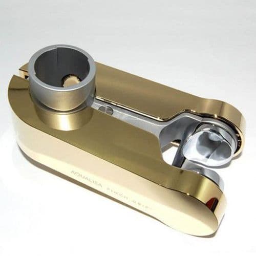 Aqualisa Adjustable Shower Head 1996-1999 Gold Sliding Handset Holder 215003 Superseded By 910615