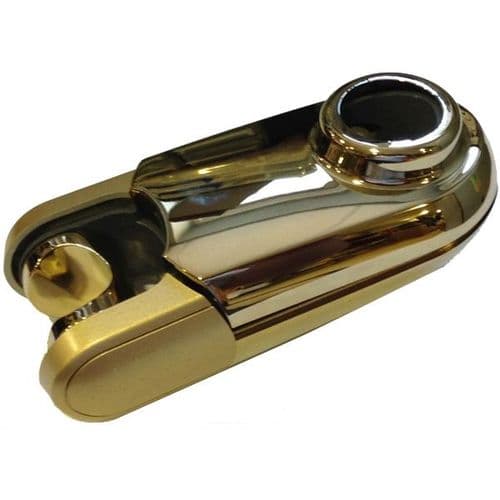 Aqualisa Adjustable Shower Head 1996-1999 Gold Sliding Handset Holder 215003 Superseded By 910615