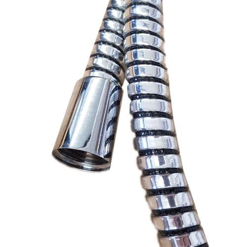 Aqualisa Chrome 1.25m x 11mm Cone-to-Cone Shower Hose 900415