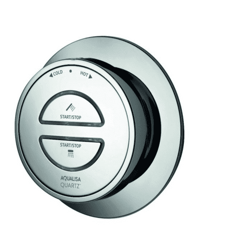 Aqualisa Chrome Quartz Shower - Divert 2018 -(2 button) 910752