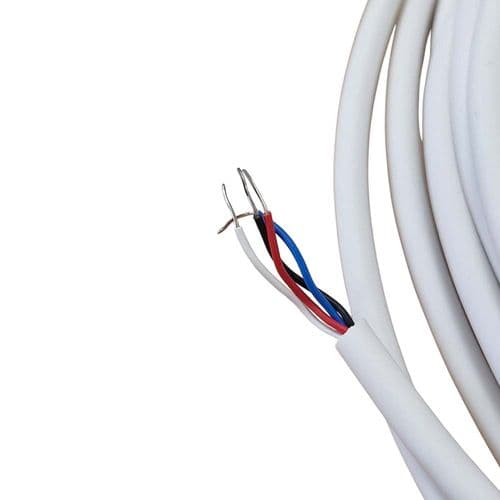 Aqualisa Digital Shower Data Cable - 10m, White Round 910579