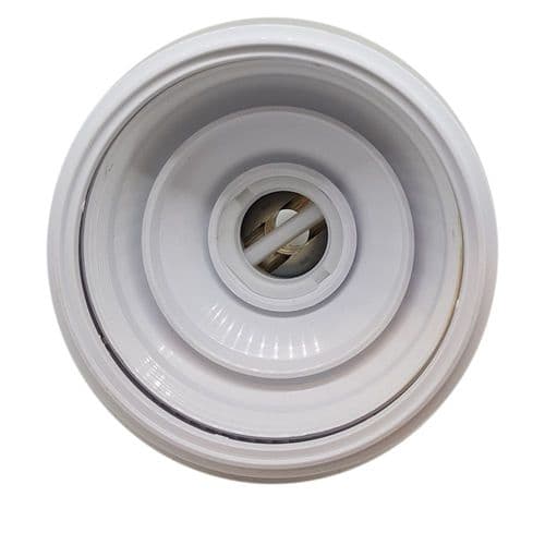 Aqualisa Fixed  Inox /White Shower Head 164629