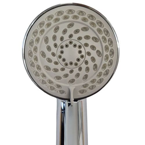 Aqualisa Harmony 105mm shower head Chrome/Light Grey 901505