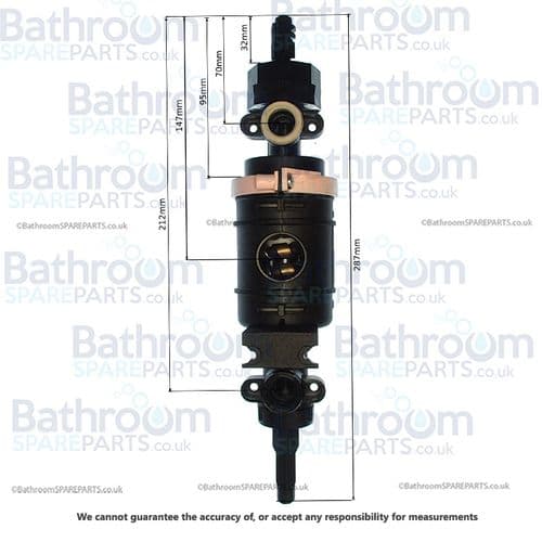 Aqualisa Opto Thermostatic cartridge - Combi - Pink - 265502