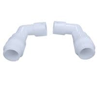 Aqualisa Paired Offset Elbow Assembly 127311