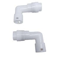 Aqualisa Paired Offset Elbow Assembly 127311