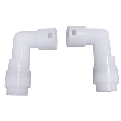 Aqualisa Paired Offset Elbow Assembly 127311