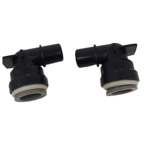 Aqualisa Paired Top/Bottom Inlet Elbow 164330