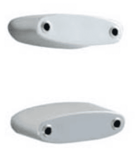 Aqualisa Quartz Digital Chrome wall spacers pair 223215 (s)