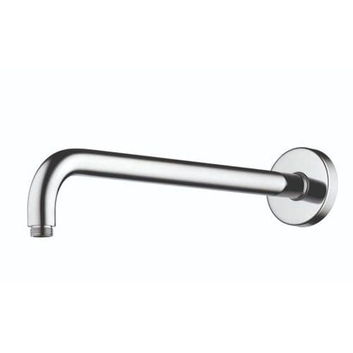 Aqualisa Round Wall Mounted 400mm Chrome Shower Arm ACC015CP