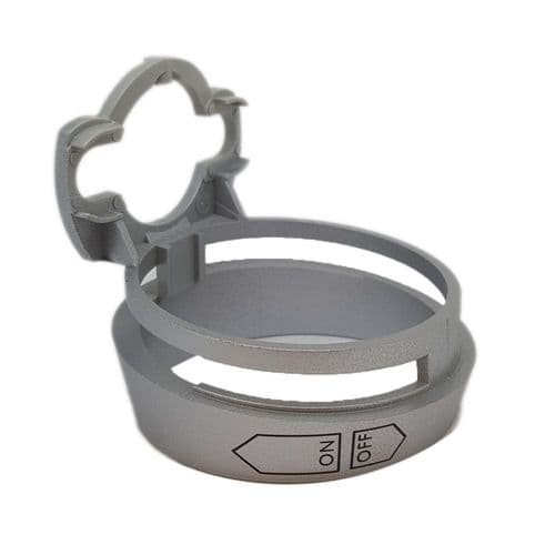 Aqualisa Satin Chrome On/Off Graphics Ring 214028