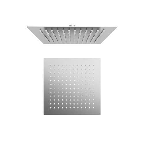 Aqualisa Square Chrome 250mm Shower Head ACC008CP