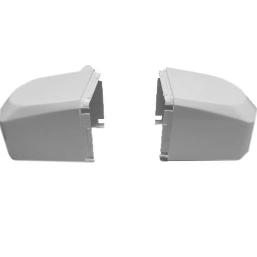 Aqualisa White Paired Elbow Covers 066020