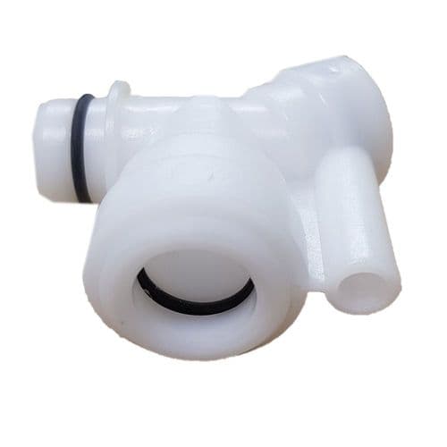 Aqualisa White Rear Entry Tee 129601