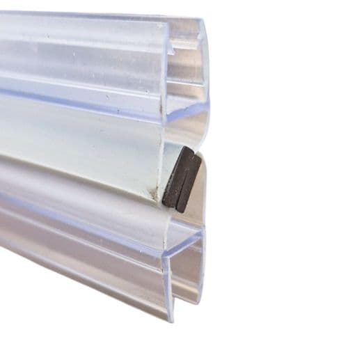 Aqualux 8mm Magnetic Seal Quad and Corner Entry door SL00195