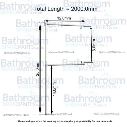 Aqualux 8mm Seal for Quad & Slider Doors SL00187