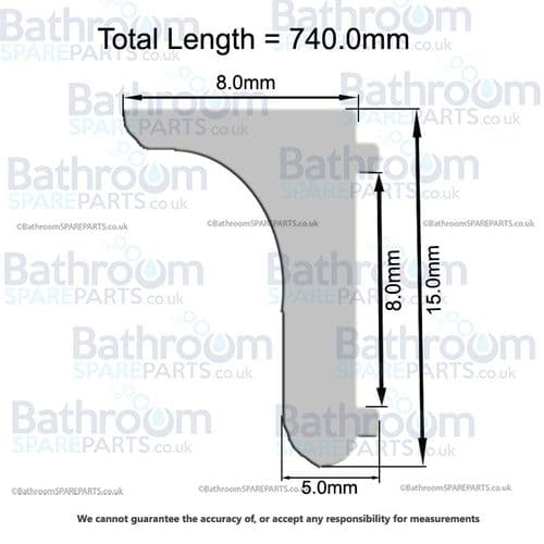 Aqualux Curved breakwater bar ABB001