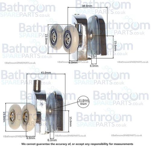 Aqualux Edge 6 Roller Set SFP336