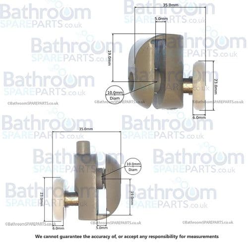 Aqualux Fittings Spare Pack Bearing Pack SFP323